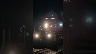 Pennsylvania Northeastern W230 with 5577 at Hatfield Station train dieselengine railfan [upl. by Ahkeber]