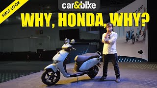 Honda QC1  Is this really the best Honda can do for Indias electric scooter buyer 🤔  First Look [upl. by Bently]