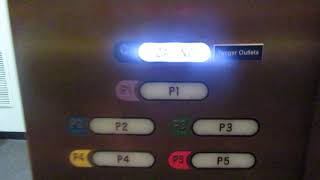 Otis north Grand Pequot garage elevators Foxwoods Mashantucket CT [upl. by Enitsahc]