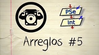 Ejercicios Pseint  Arreglos o arrays 5 Conteo de aprobados y desaprobados [upl. by Wilser]