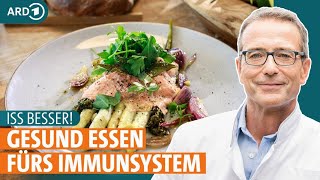 Gemüse Fisch und Hülsenfrüchte fürs Immunsystem  Iss besser  ARD GESUND [upl. by Anait]