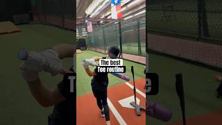 The best tee routine baseball teework basebroz baseballlove baseballlife battingpractice mlb [upl. by Norihs]