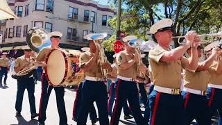 US Marine Corps and US Navy Marching Bands 🇺🇸 [upl. by Marquez]