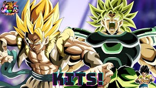 BEST UNITS IN THE GAME LR GOGETA BLUE AND LR FULL POWER BROLY KIT BREAKDOWN DBZ Dokkan Battle [upl. by Allenotna180]