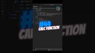 44100 CSS Calc Function css tutorial coding codingsimplifiedspace [upl. by Aineg]