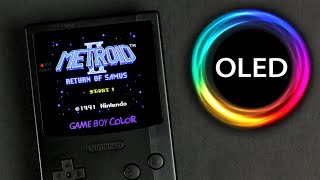 The BEST Game Boy Color Mod EVER  AMOLED GBC Review [upl. by Rebmeced405]