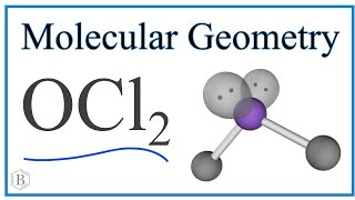 Molecular Geometry Shape for OCl2 [upl. by Anig]