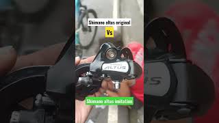 shimano altus orig vs imitation shimano bicycle cyclist shortvideo trendingvideo vsshop [upl. by Goodman]