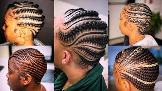 💯🔥2024 Lemonade Cornrow Hairstyles  100  Cornrow Lemonade Braids Hairstyles For Black Women 👍 [upl. by Ameehs]