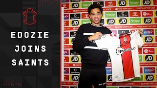 EDOZIE IS A SAINT 😇  Southampton sign Samuel Edozie from Manchester City [upl. by Annawd]