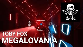 MY FIRST BEAT SABER RANKED MAP PASS  Megalovania Toby Fox amp Camellia [upl. by Zetnod]