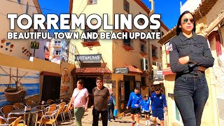 Torremolinos Spain Beautiful Town and Beach Update March 2023 Costa del Sol  Málaga 4K [upl. by Cornwall978]