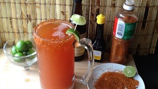 MICHELADA DELICIOSA RECETA [upl. by Desirae928]