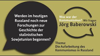 Werden in Russland noch neue Forschungen zur Geschichte der stalinistischen Sowjetunion begonnen [upl. by Stanislaus]