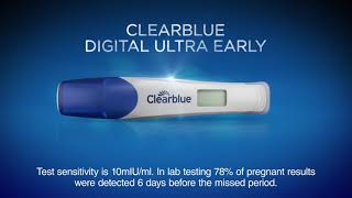 Clearblue Digital Ultra Early Pregnancy Test the United Kingdom only [upl. by Thurston990]