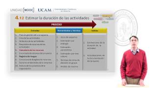 Curso MOOC Introducción Certificación PMPPMI  Módulo 4 Estimar duración de actividades [upl. by Sucramal]