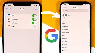 How To Import Google Contacts to iPhone  Import Contacts From Gmail to iPhone [upl. by Apicella386]