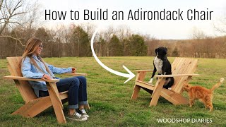 How to Build a Modern Adirondack Chair [upl. by Dehlia]