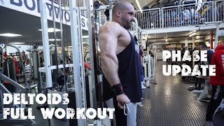 Shoulder Workout  Full Deltoids Training and Plan Update [upl. by Primaveria]