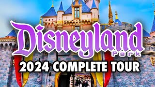 Disneyland Park 2024  Full Walkthrough amp Ride POVs 4K [upl. by Eentruok]