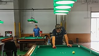 CAMPIONATO ITALIANO BILIARDI CON BUCHE QUARTI DI FINALE  OTTOBONI Sandrino vs TAMIAZZO Alan [upl. by Anuska]