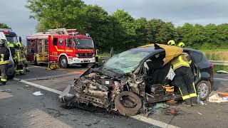 Schwerer Verkehrsunfall bei Geilenkirchen [upl. by Natie508]