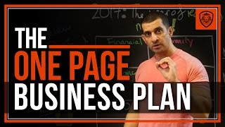 How to Write a One Page Business Plan [upl. by Namyac642]