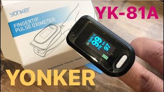 Finger Pulse Oximeter from China YK81A YONKER [upl. by Welles]