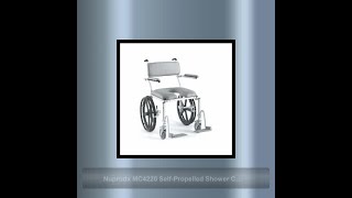 Nuprodx MC4220 SelfPropelled Shower Commode Chair [upl. by Hillard]