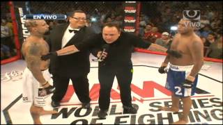 Rene quotLEVELquot Martinez vs Ricardo quotEL MATADORquot Mayorga WSOF CENTRAL AMERICA [upl. by Oinesra]