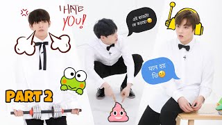 BTS Play Round Run Game Part 2 😂🤣 Bangla Funny Dubbing  RUN BTS [upl. by Plossl]