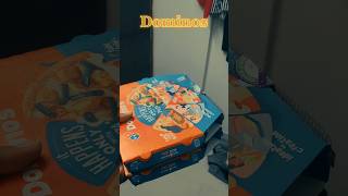 Dominos pizza 😯Free Coupons Chicken pizza food collegedays minivlog foodiepizza [upl. by Buchheim]