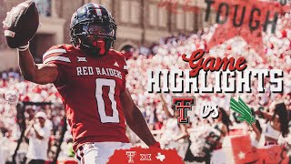 Texas Tech Football vs UNT Highlights W 6621  Sept 14 2024 [upl. by Ernest332]