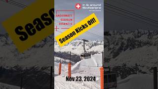 📣 Andermatt Gemstock Opening Day – November 23 2024 [upl. by Devaney]