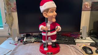 Gemmy Christmas Bing Crosby Repaired [upl. by Htnicayh]