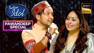 Pawandeep की quotRoshini Sequot पे Singing सुन Geeta हुई Emotional  Indian Idol 12  Pawandeep Special [upl. by Enirual]