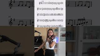 BeginnerFriendly Violin Tutorial Old MacDonald Had a Farm with Free Sheet music and Accompaniment [upl. by Vallo670]