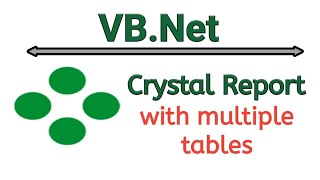 Creating Crystal Report using multiple tablesVbNetIn hindi [upl. by Byrn805]