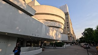 ⁴ᴷ⁶⁰ Walking NYC Fifth Avenue The Museum Mile from The Africa Center to The Met Museum [upl. by Eniloj]