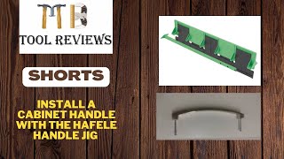 hafele handle jig  fit a cabinet handle [upl. by Tasia]