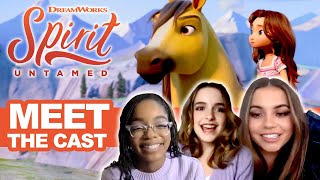 Meet the Cast of Spirit Untamed  DREAMWORKS SPIRIT PALS REACT [upl. by Eitsirk]