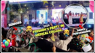 Freshers Party Celebration in Medical College Chandigarh 2024 🎊💗 [upl. by Asus]