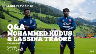 PRESEASON QampA  Mohammed Kudus amp Lassina Traoré  Introducing2021 [upl. by Jerrylee346]