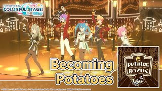 HATSUNE MIKU COLORFUL STAGE  Becoming Potatoes by Neru 3D Music Video  Wonderlands x Showtime [upl. by Sedinoel]