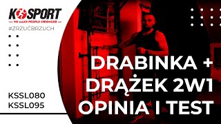 Drabinka gimnastyczna  drążek 2w1 [upl. by Einaoj671]