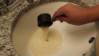 How To UnclogClean Your Bathroom Sink Drain or Any Drain QUICK AND EASY Baking Soda and Vinegar [upl. by Idolem558]