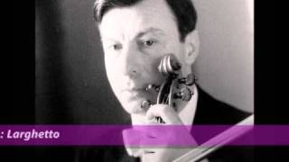 Nathan Milstein plays Handel Larghetto arrHubay 1960 [upl. by Darra]