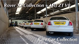 Rover 75 and MG ZT 260 Collection Tour  Old English Whites Dealer Launch Car and Typhoon ZT V8 [upl. by Assenat]