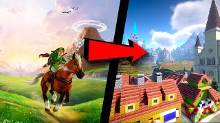 ⚔️DESCUBRE ZELDA OCARINA OF TIME en MINECRAFT⚔️ [upl. by Eillen]