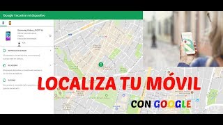 Como localizar un celular robado o perdido 🔎 Android Device Manager [upl. by Latricia]